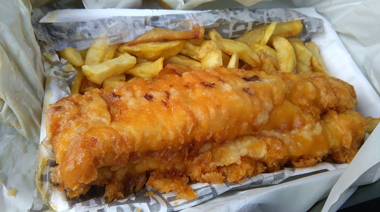 british food, fish and chips liverpool