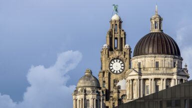 liverpool city uk liver building