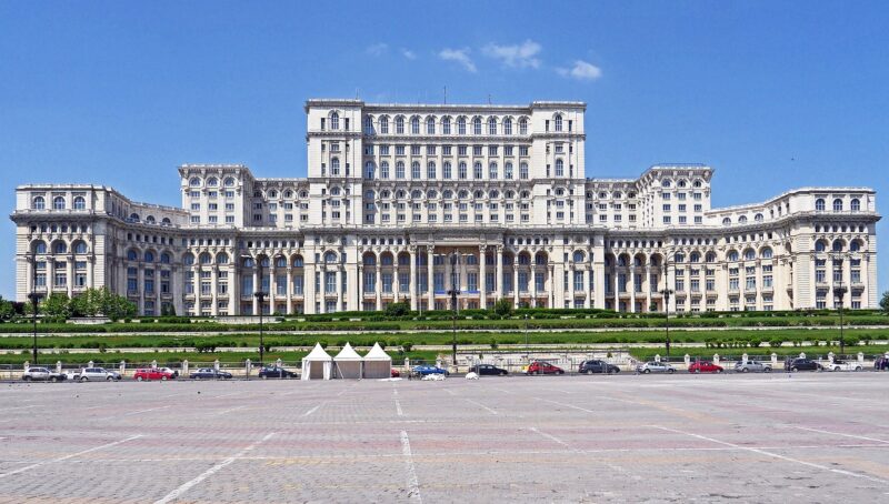 exploring Bucharest, Parliament palace Romania