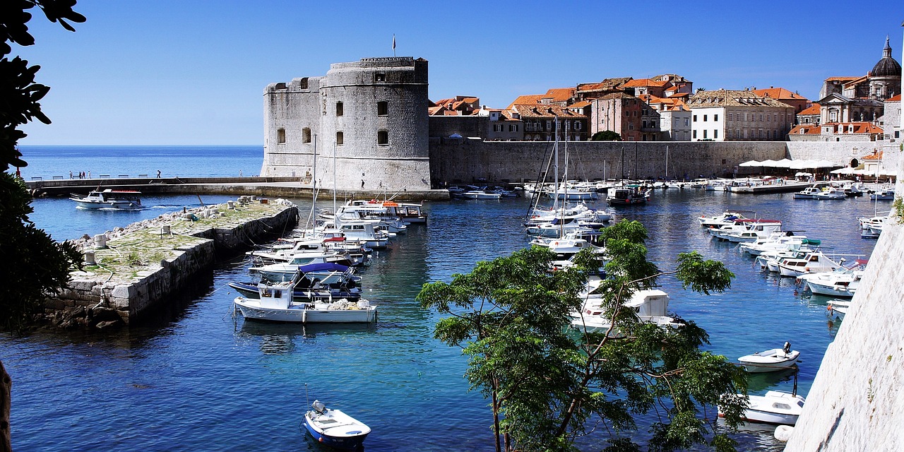 The old port of Dubrovnik
