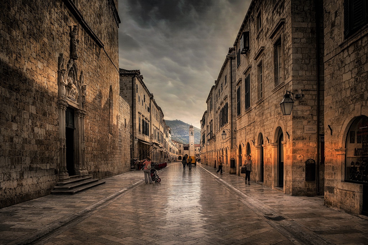 Dubrovnik's old town street